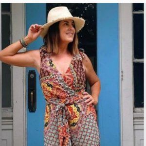 NWT ANTHROPOLOGIE Mairi Abstract Print Jumpsuit